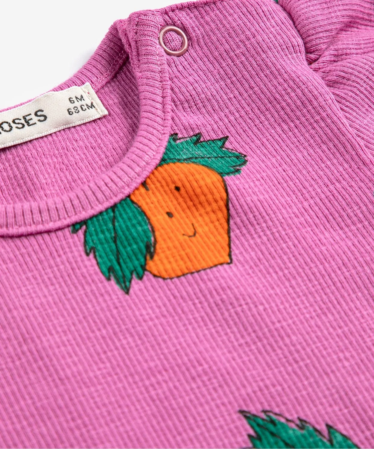 Футболка с полным принтом Tangerine, бренд BOBO CHOSES, цвет розовый — фото 3