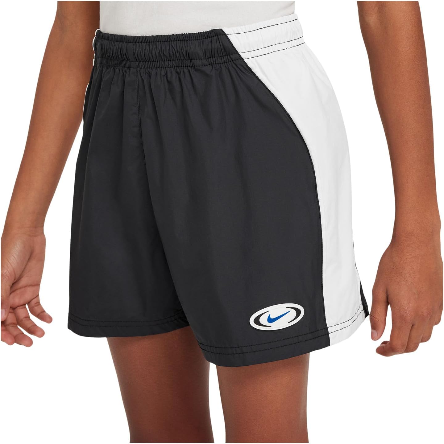 Шорты Nike Kids Sportswear Star Shorts, цвет Black/White/White — фото 2
