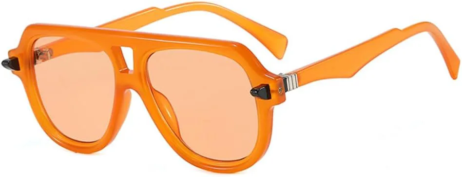 

Солнцезащитные очки UV400 с двойной перемычкой, градиентными линзами и заклепками, для женщин и мужчин, для бега и занятий спортом на открытом воздухе UYPTK, 03