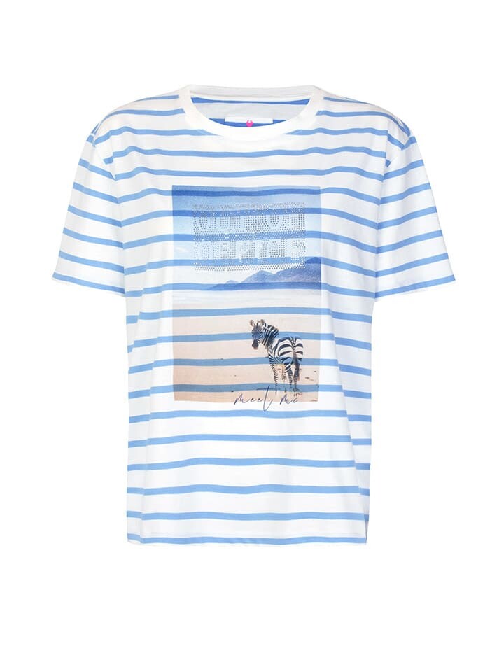 

Футболка LIEBLINGSSTÜCK Shirt Corinne, цвет Hellblau/Weiß