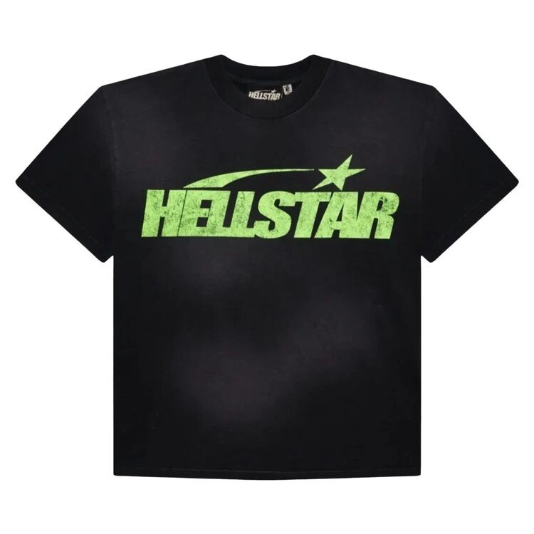 

Футболка Hellstar Classic T-Shirt Black/Green, черный