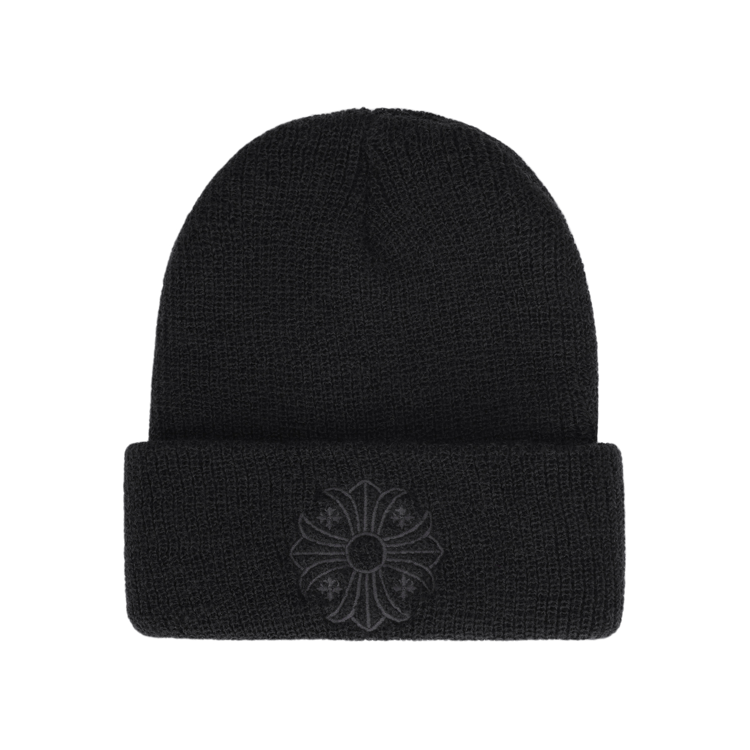 

Шерстяная вязаная шапка унисекс Chrome Hearts, черный