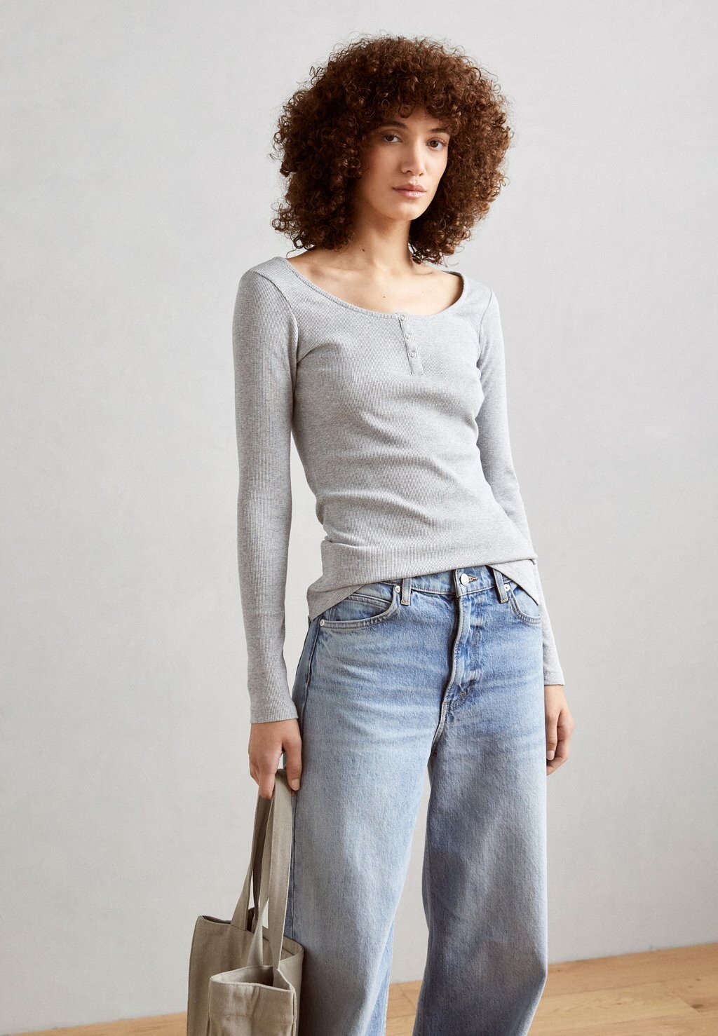 

Рубашка с длинным рукавом Anna Field, цвет mottled grey