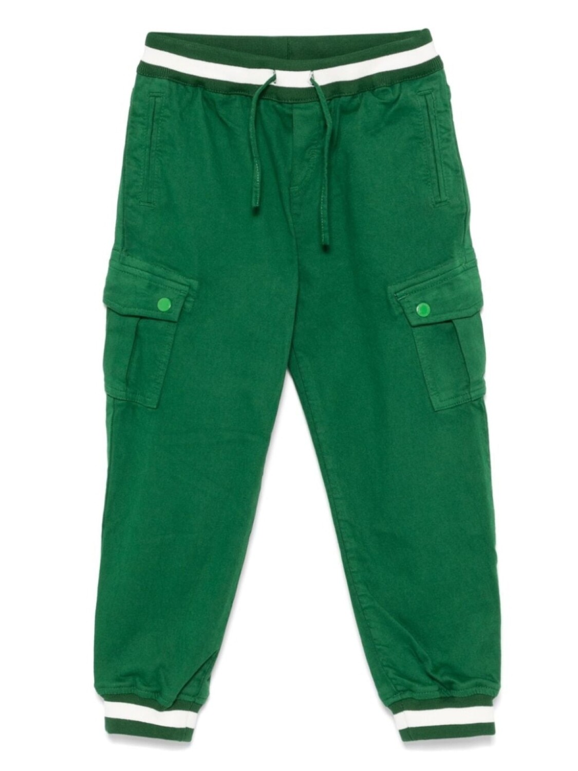 

Stella McCartney Kids брюки-карго, зеленый