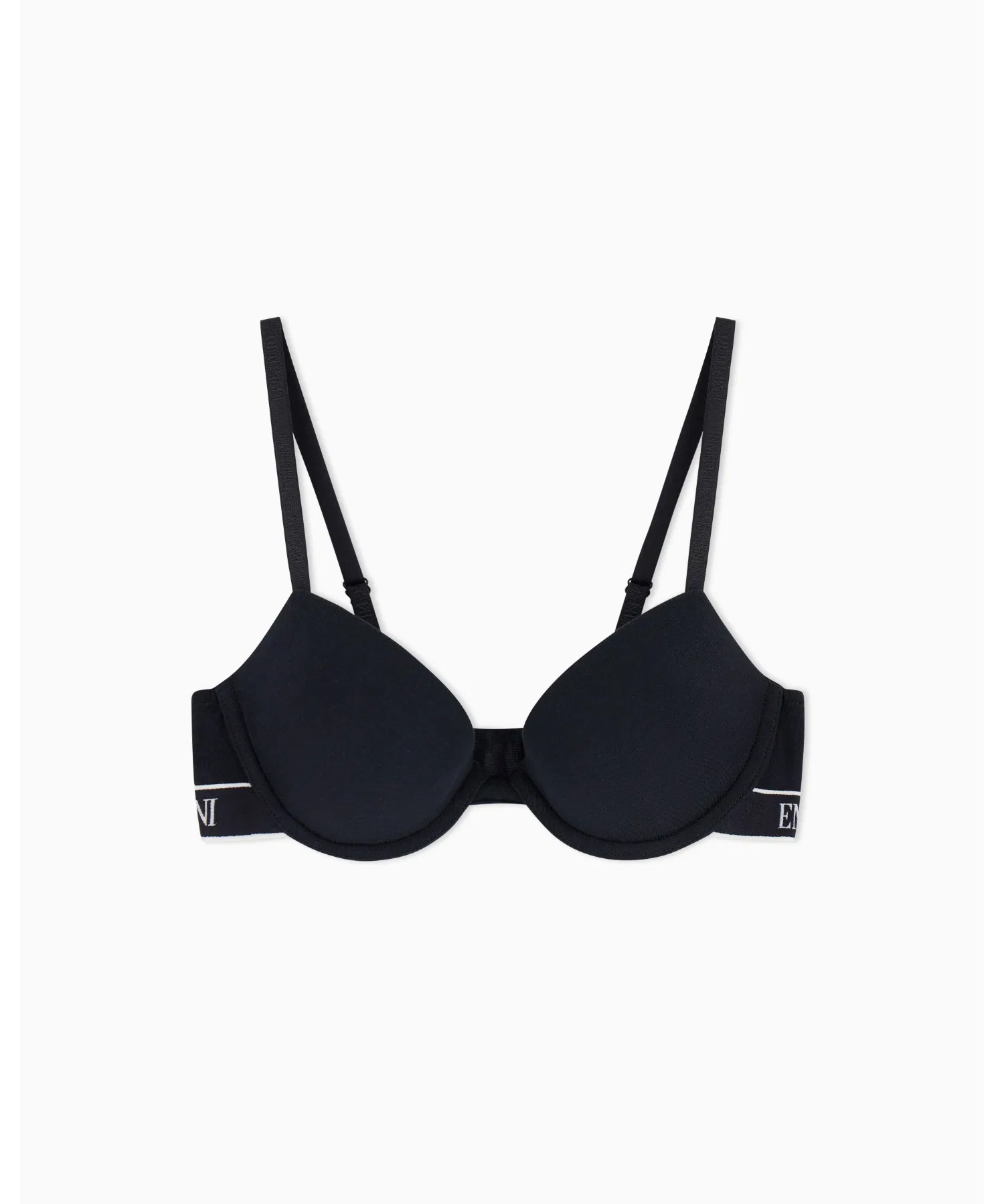 [Emporio Armani] Бюстгальтер ASV Iconic Push Up, органический трикотаж, подкладка с логотипом