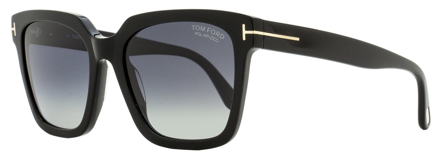 

Женские солнцезащитные очки Tom Ford Selby TF952 01D Черные 55 мм