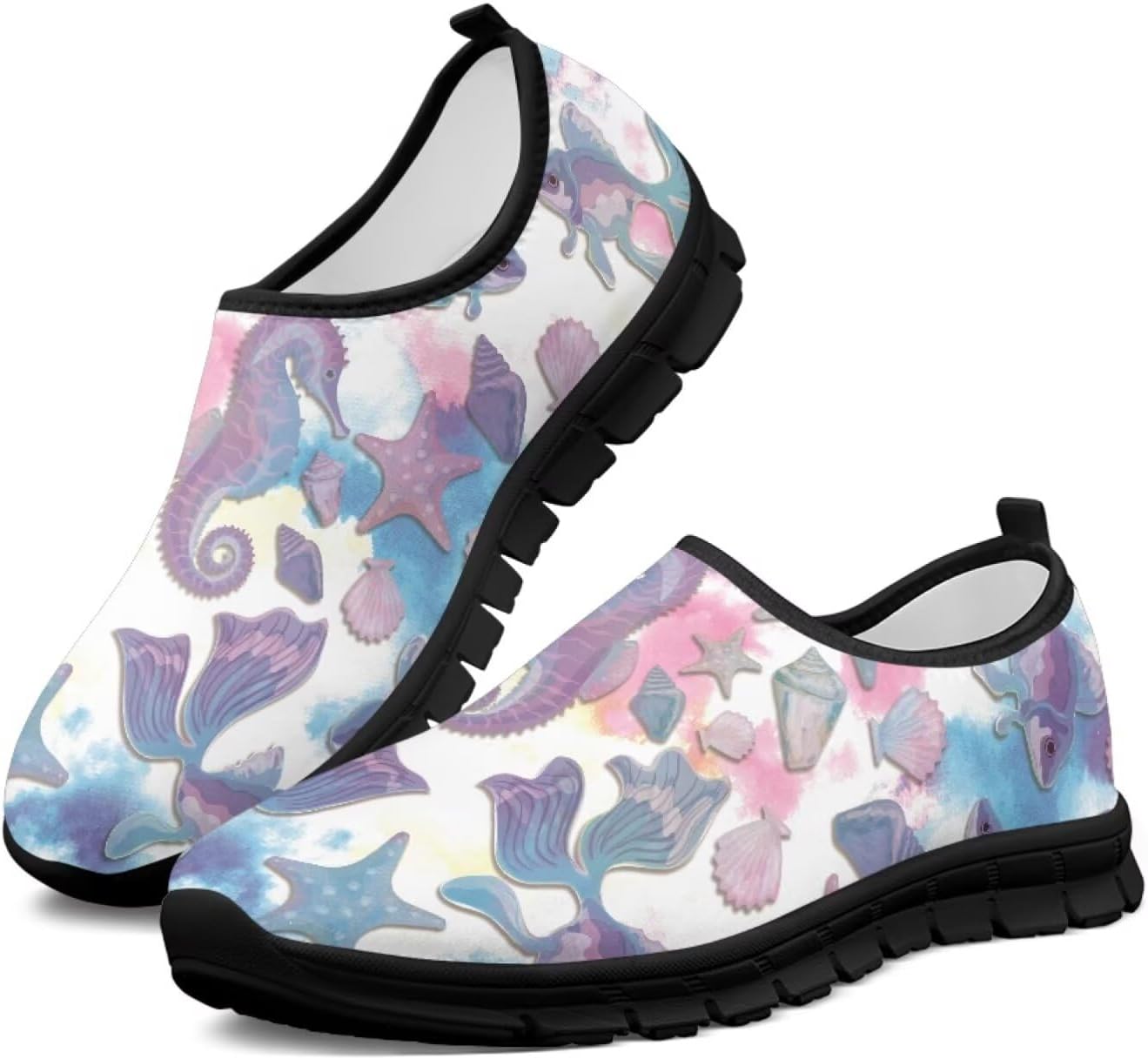 

Мужские слипоны Howilath, повседневные кроссовки для бега, противоскользящие лоферы, обувь без шнурков для путешествий и тренировок, Animal Tie-dye