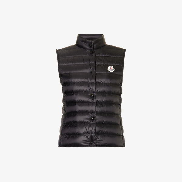 

Пуховик классического кроя с фирменной нашивкой Liane Moncler, черный