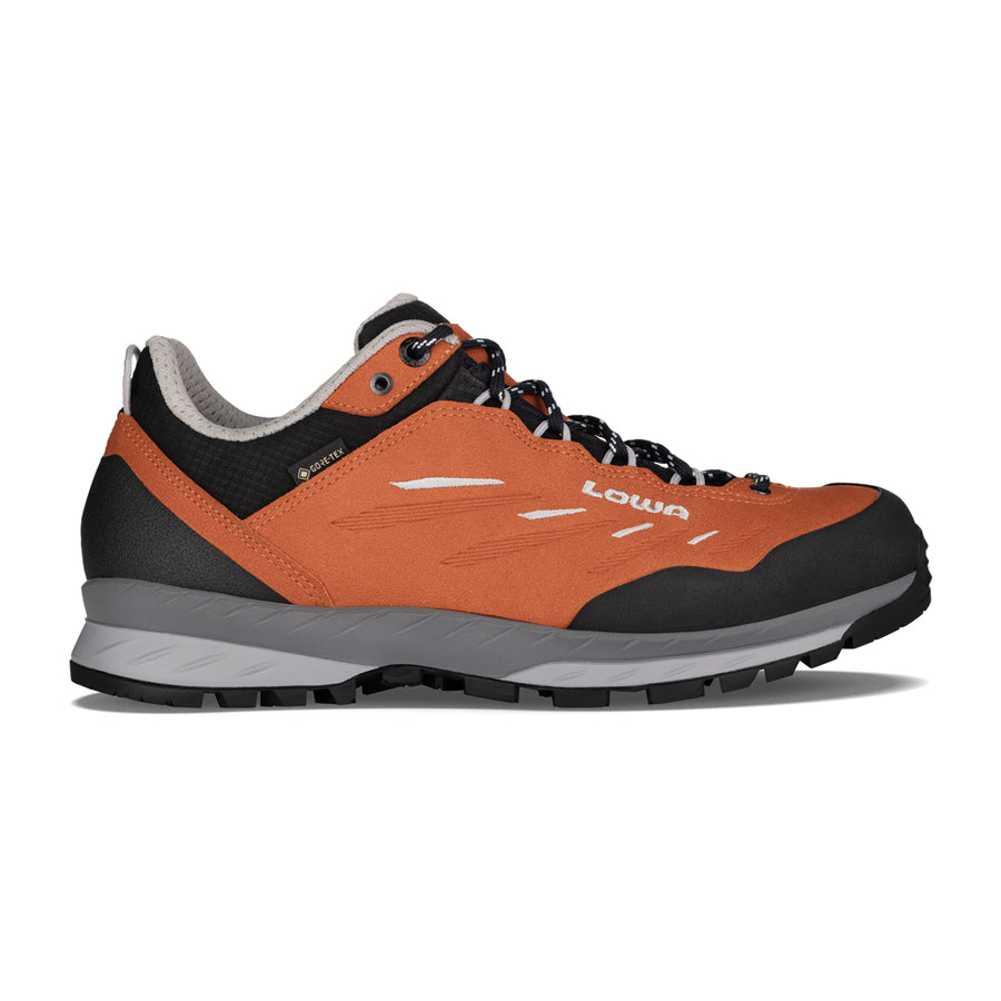 

Мужские треккинговые ботинки LOWA DELAGO GTX LO, цвет Orange/Black