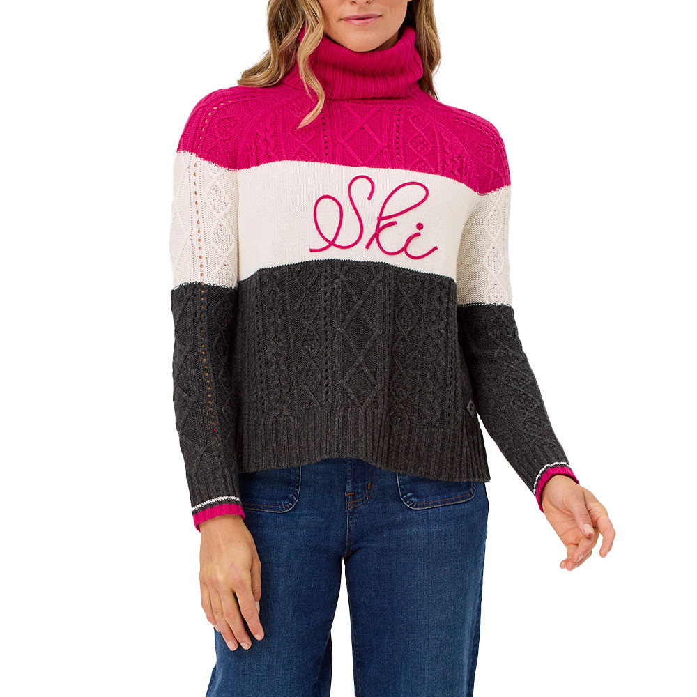 

Свитер с высоким воротником Krimson Klover Prima (женский), Magenta