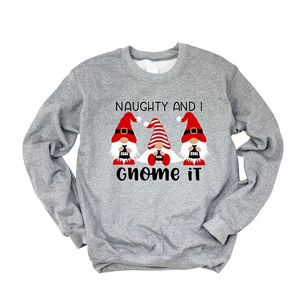 

Свитшот Naughty and i gnome it Simply Sage Market, Graphite, Зеленый, Свитшот Naughty and i gnome it Simply Sage Market, Graphite