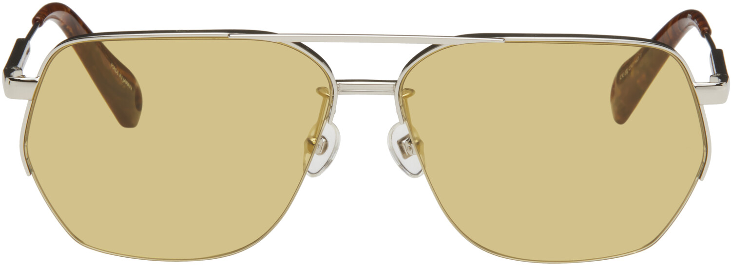 

Солнцезащитные очки Les lunettes Aviador JACQUEMUS, Silver