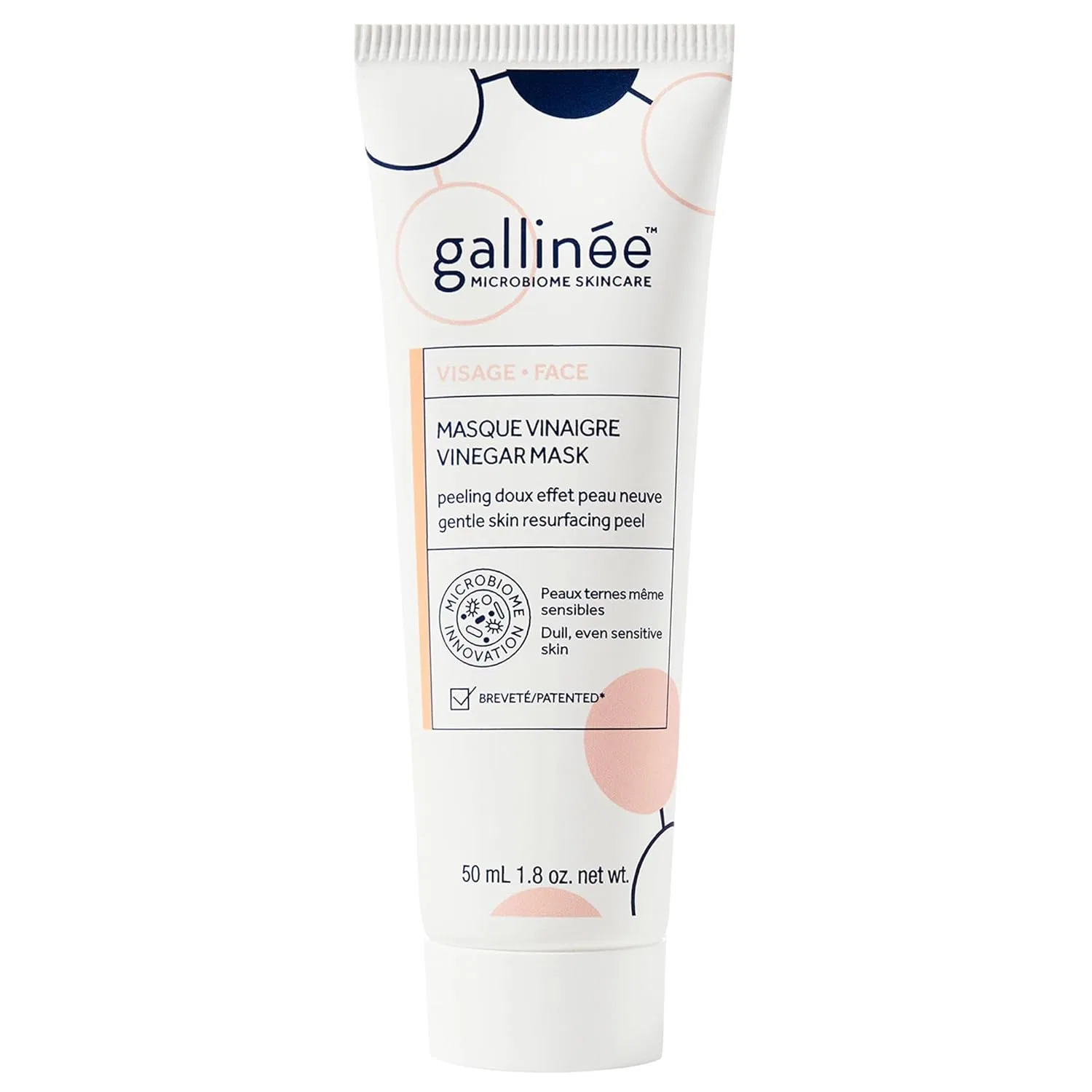 Маска для лица Gallinée Vinegar с комплексом AHA-PHA, 50 мл Gallinée