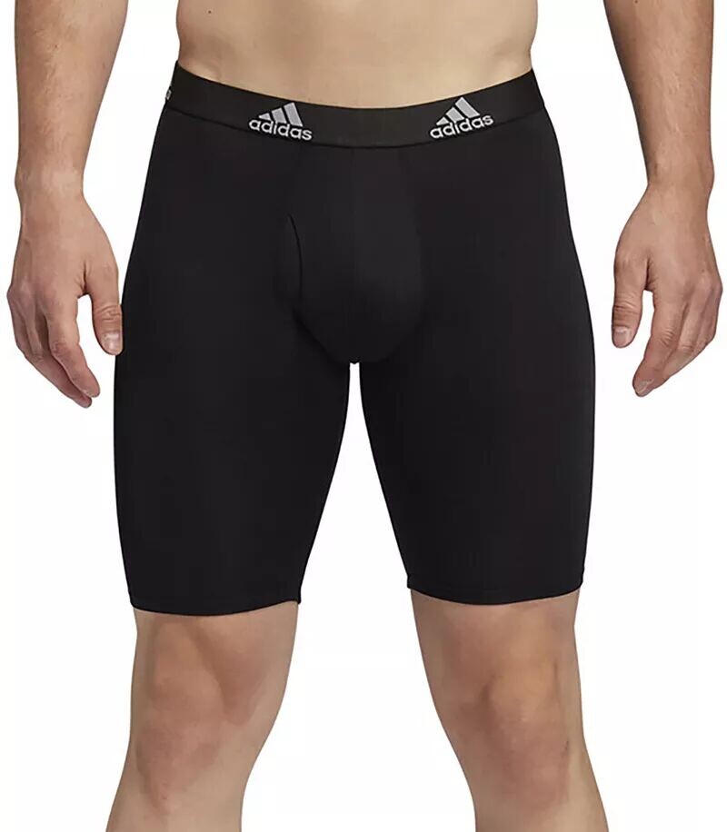

Мужские длинные боксеры Adidas Performance — набор из 3 штук, черный