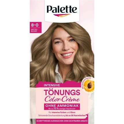 

Палитра Color Creme 8-0 Средний блондин Henkel