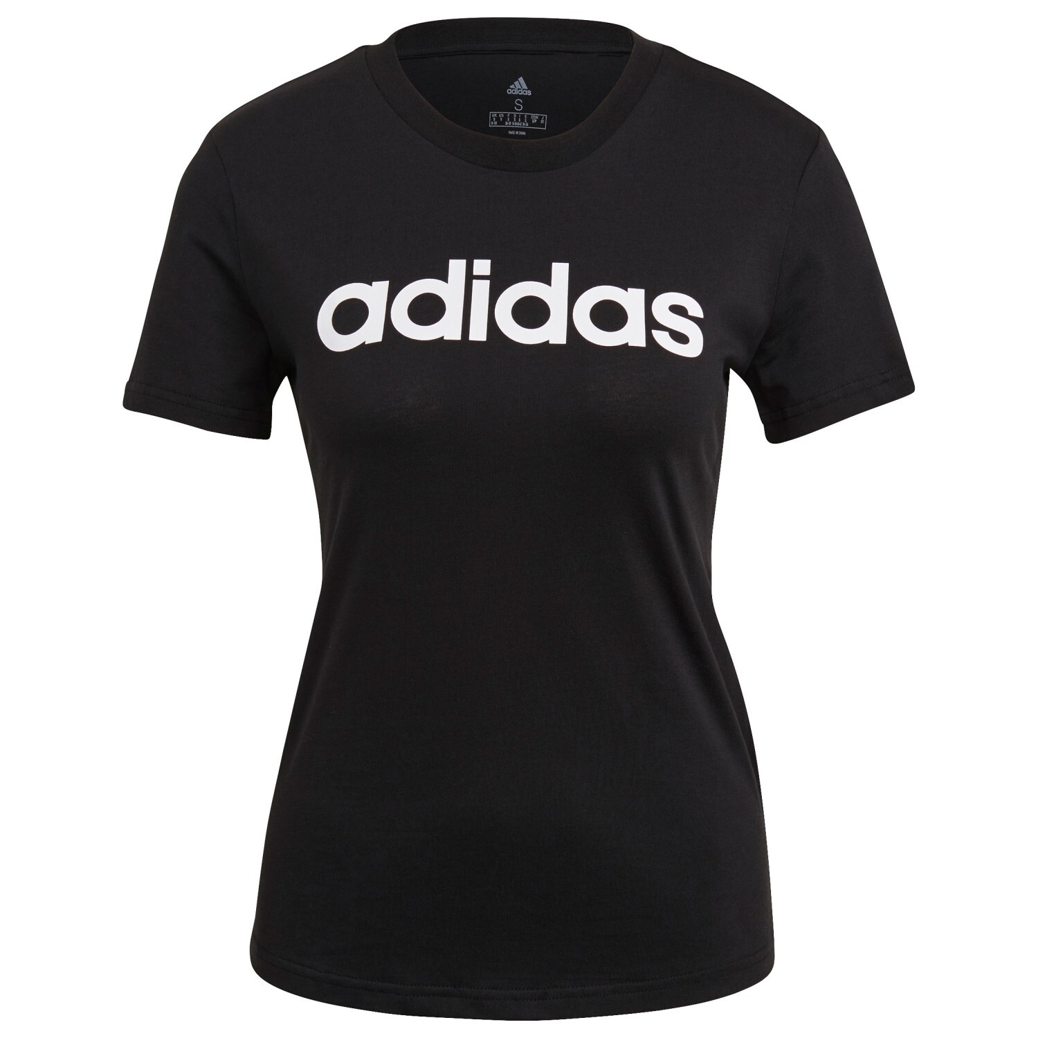 

Футболка Adidas Linear Slim Logo Tee, цвет Black/White