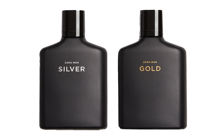 ZARA Набор духов silver + gold туалетная вода лимон жасмин цветок 100мл+100мл — фото 2