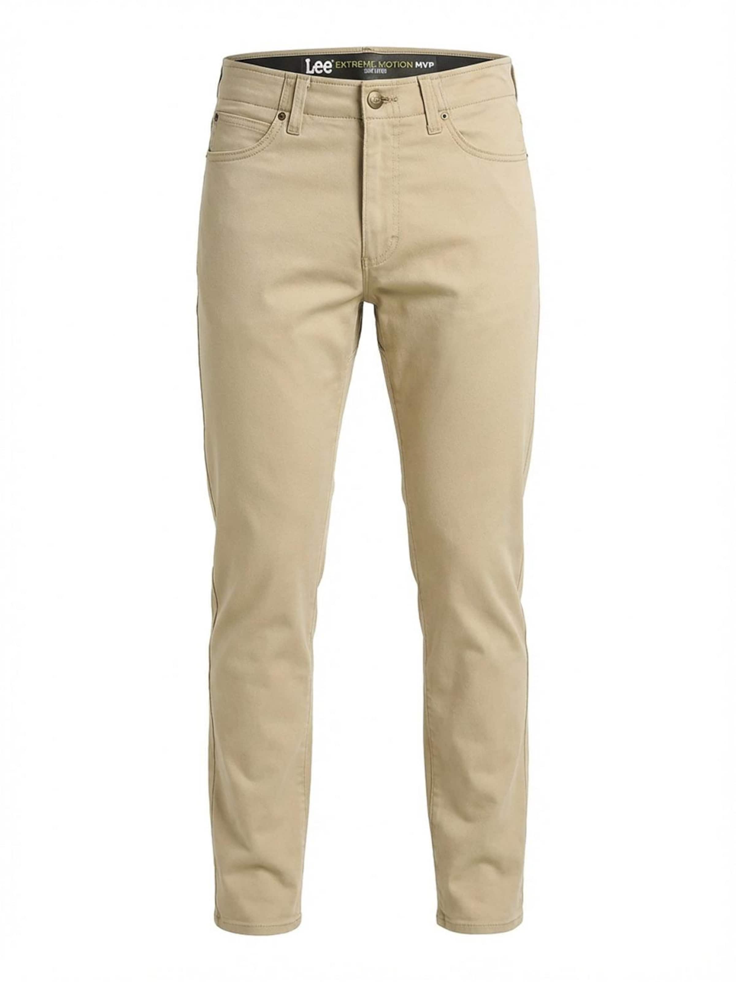 

Lee Брюки чинос 'SUPERSTRETCH SLIM FIT MVP' бежевого цвета, slim fit