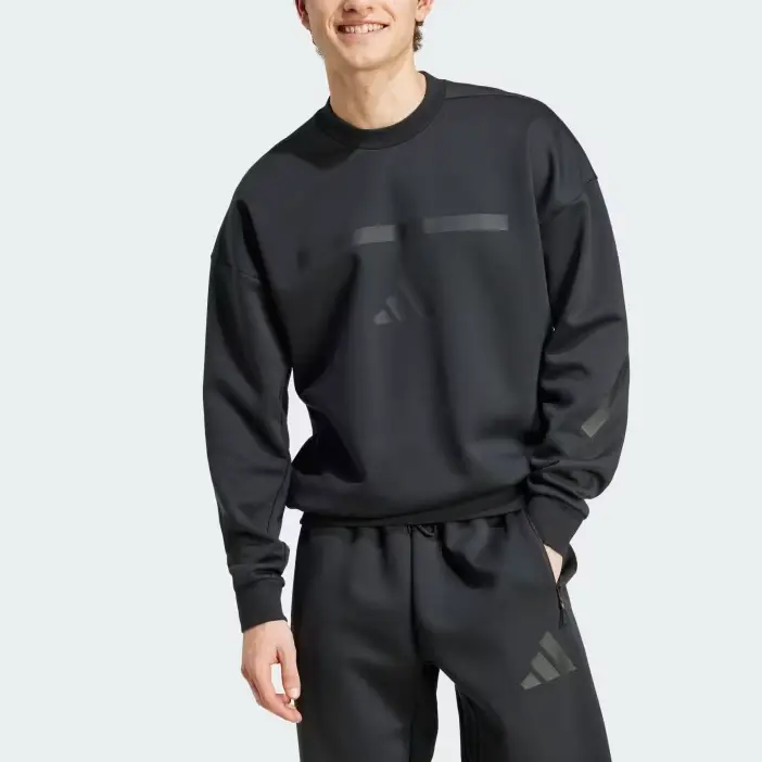 Новая толстовка ZNE Adidas, черный (includes 3 pairs of adidas socks) — фото 4