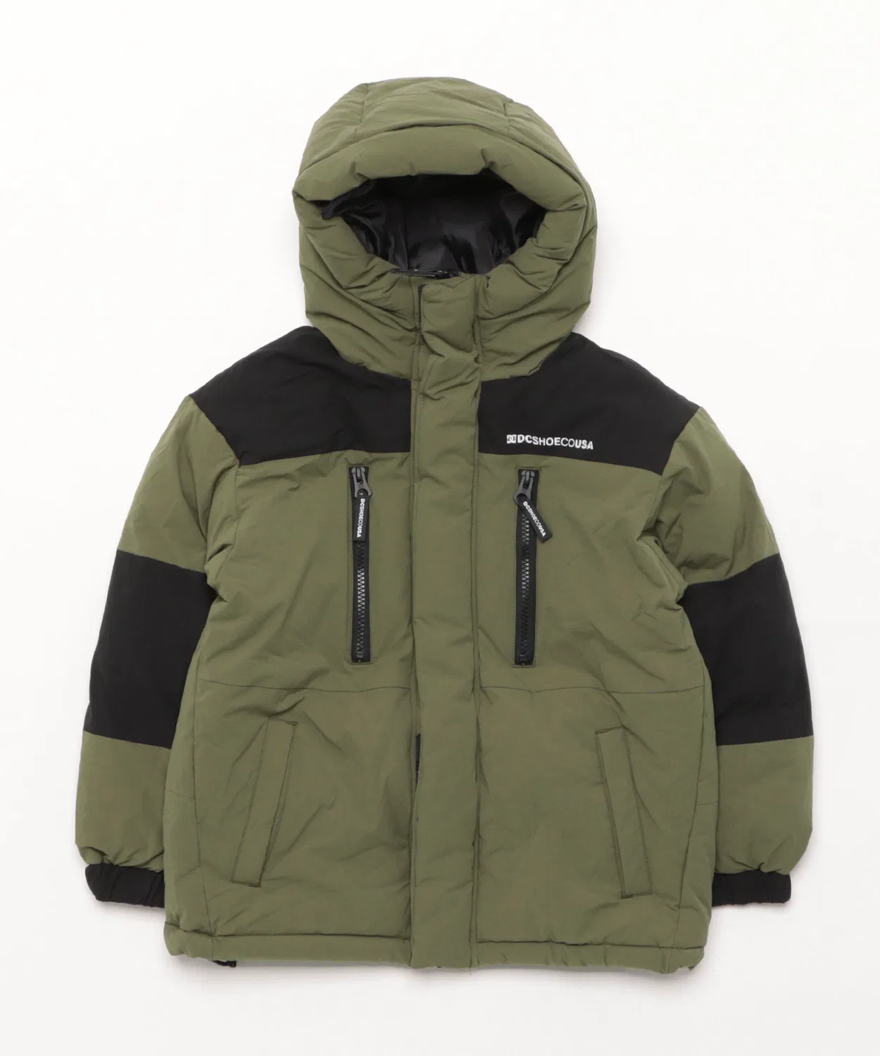 Куртка детская DC Shoes 25 KD Padded Glacier с наполнителем, цвет хаки