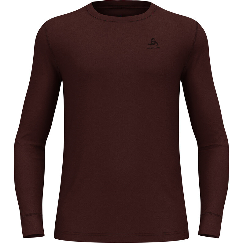

Мужская куртка Merino 200 с круглым вырезом и длинным рукавом Odlo, красный