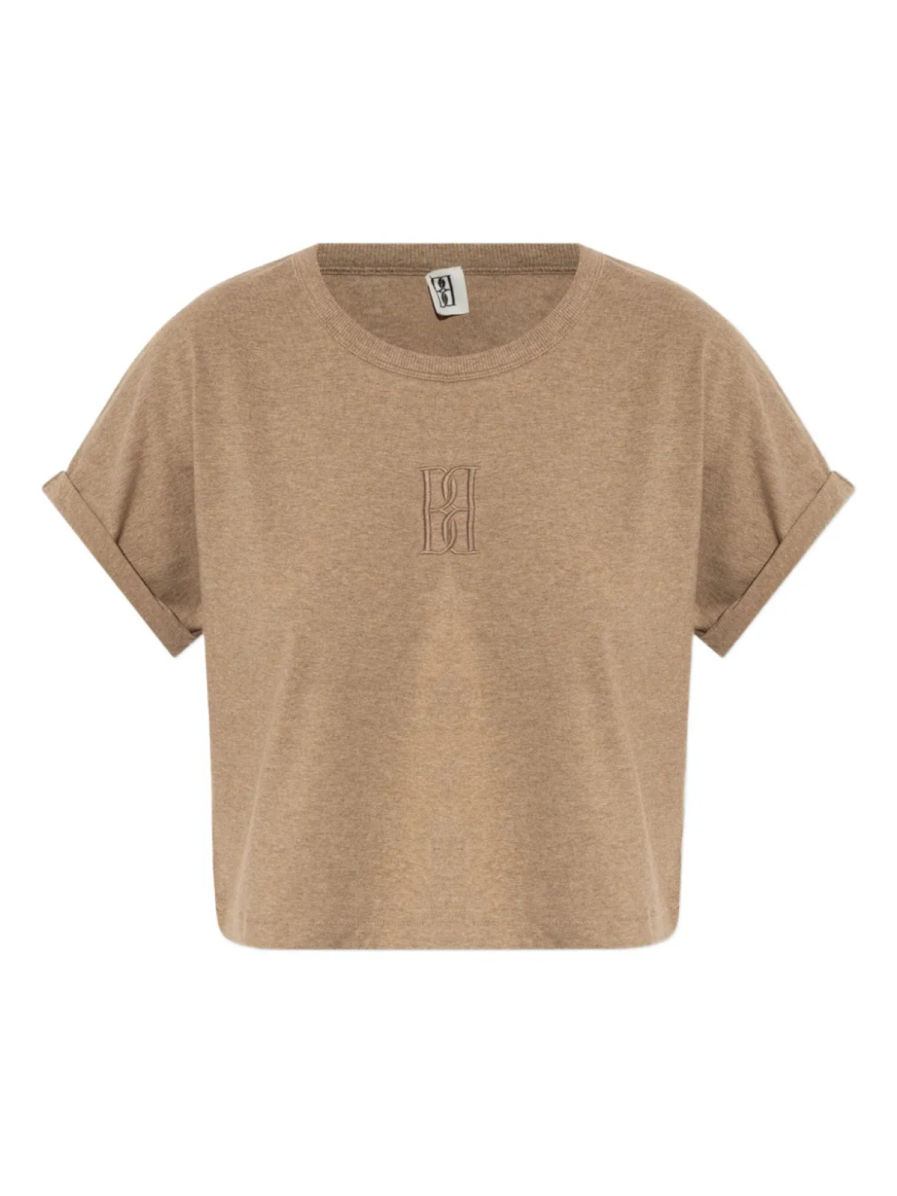 

Футболка с вышитым логотипом от Malene Birger Hrdalia By Malene Birger, нейтральный