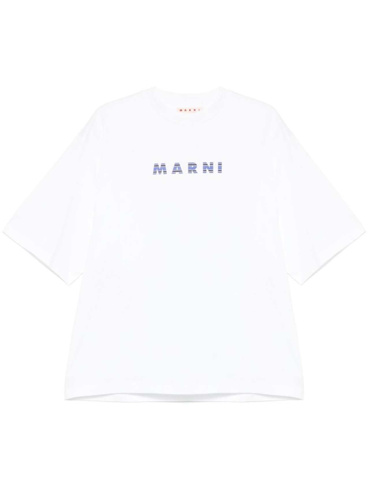 

Marni футболка с логотипом, белый