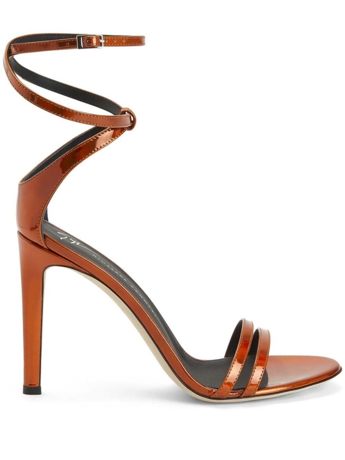 

Giuseppe Zanotti босоножки Catia 105 с ремешками, оранжевый