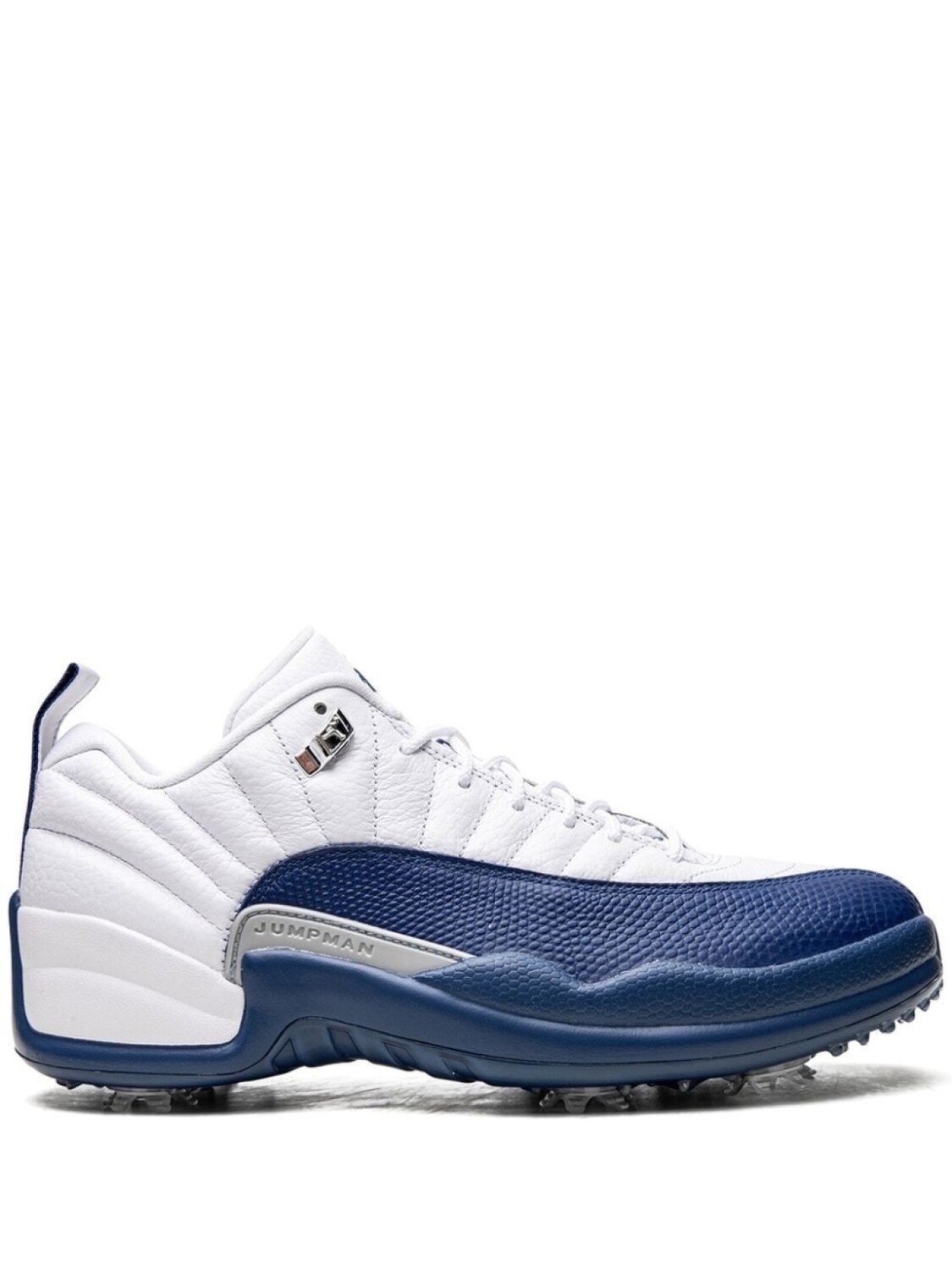 

Jordan кроссовки для гольфа Air Jordan 12 Low, белый, Серый;белый, Jordan кроссовки для гольфа Air Jordan 12 Low, белый