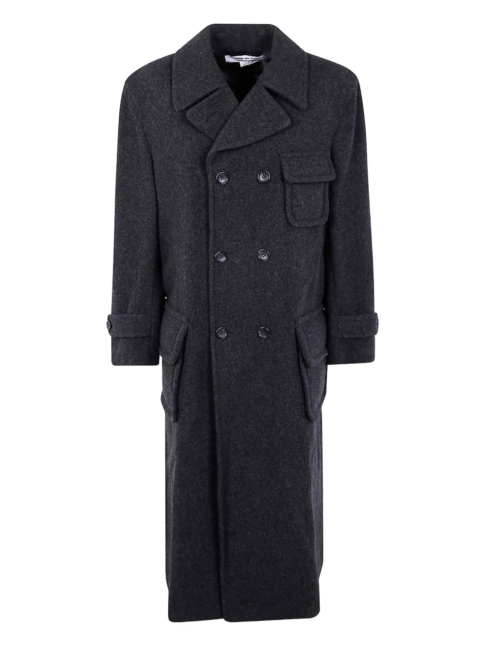 

Двубортное пальто Comme Des Garçons Comme Des Garçons, серый