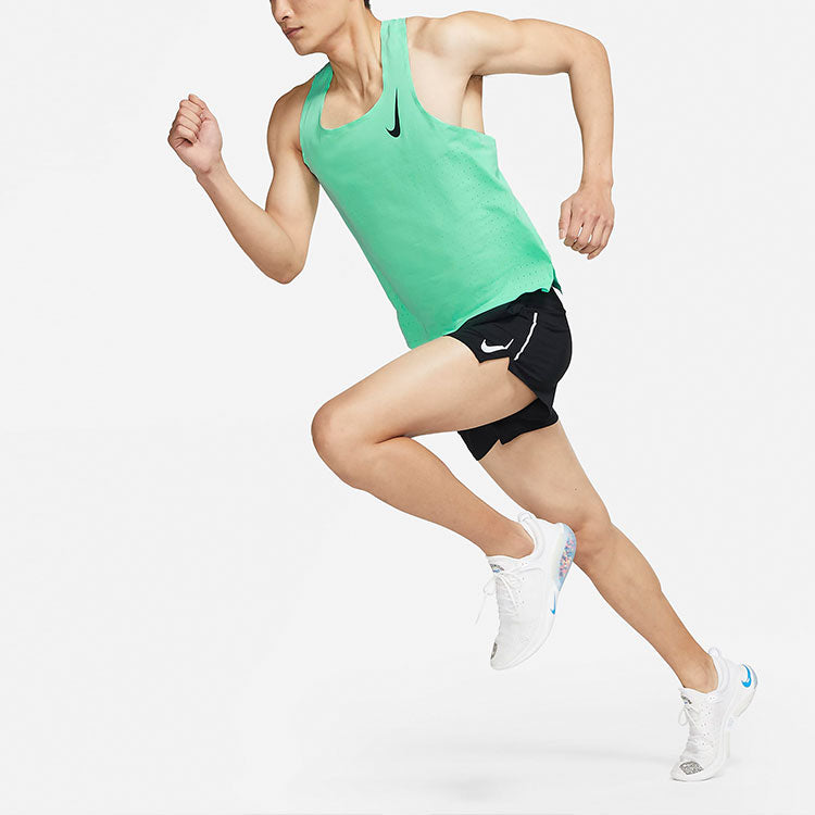 Жилет Nike AeroSwift Breathable Training Sports Running Vest Green — фото 3