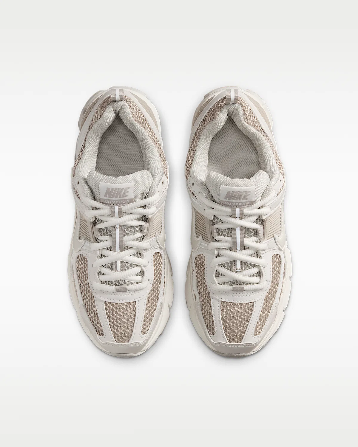 Детские кроссовки с отражающими элементами Nike Vomero 5, Phantom/Cream II/Sail/Light Bone — фото 4