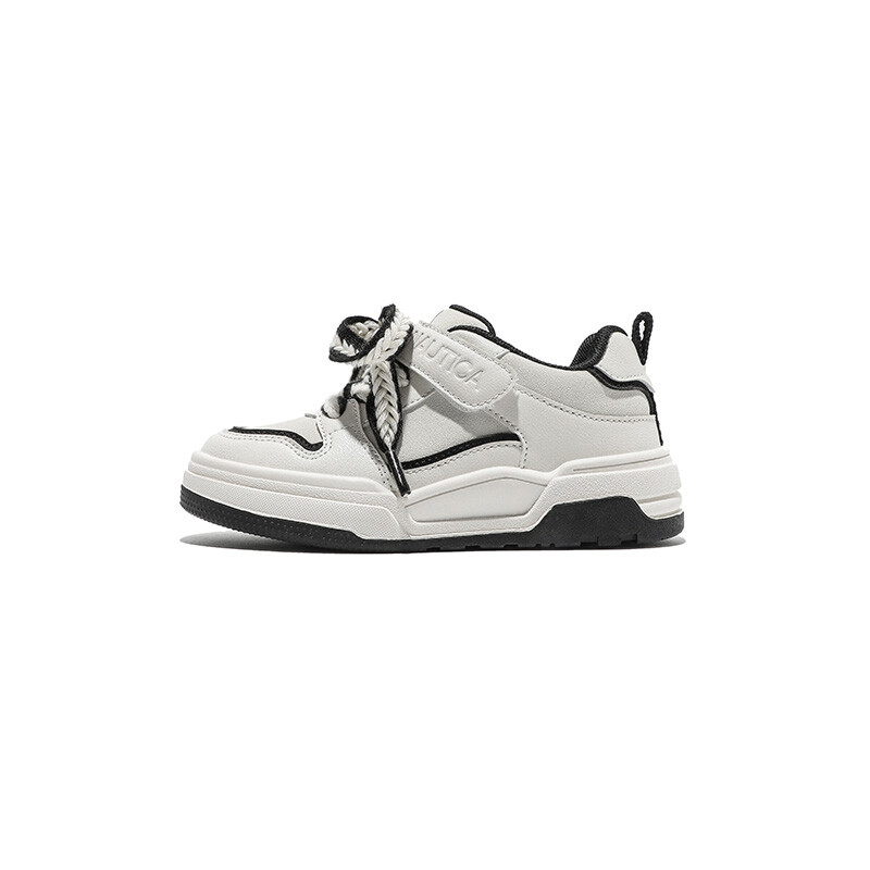 

Детские кроссовки для скейтбординга Kids Low-top White Nautica, черный/белый