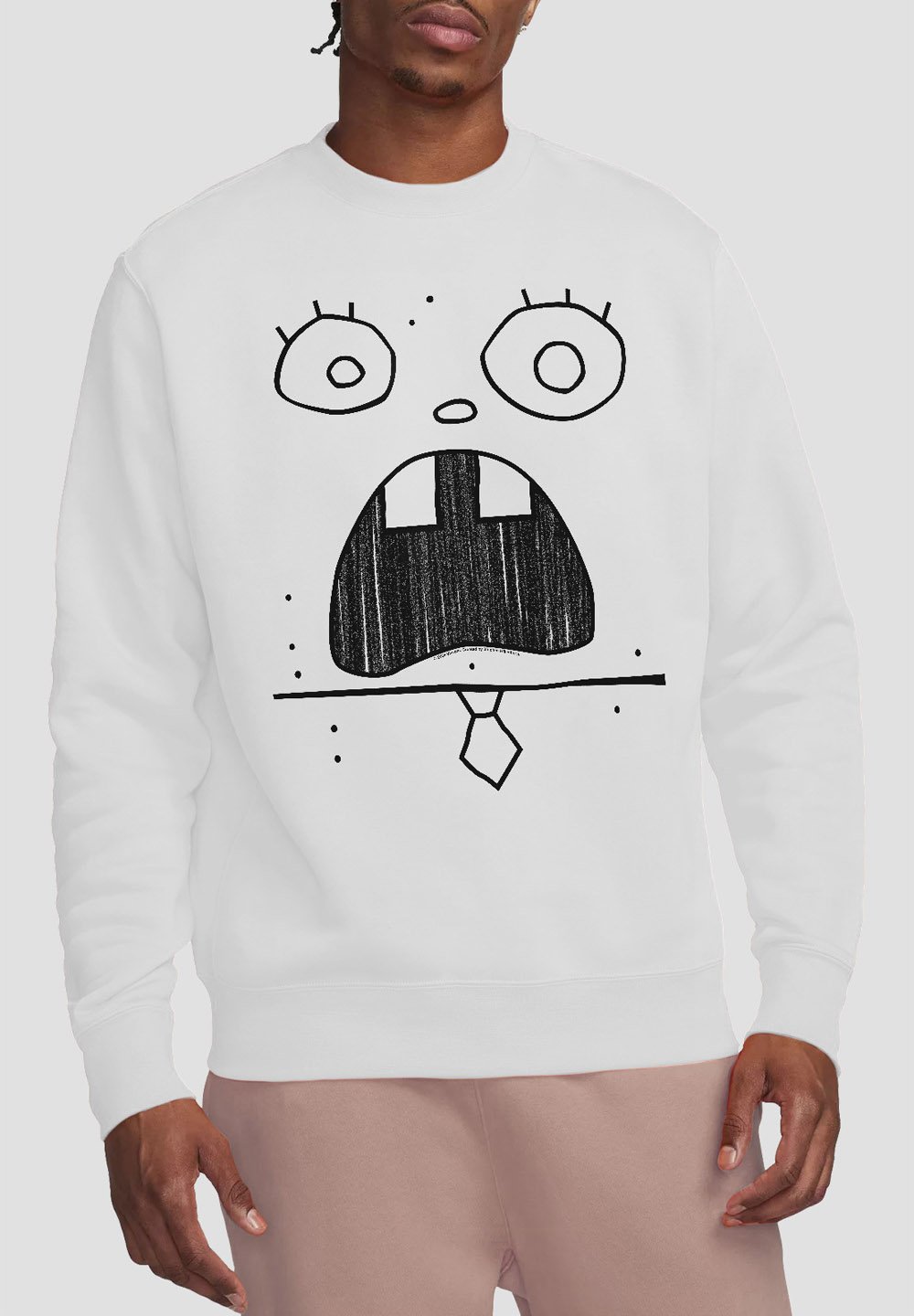 

Толстовка SPONGEBOB SQUAREPANTS DOOGLE FACE Cotton Soul, белый