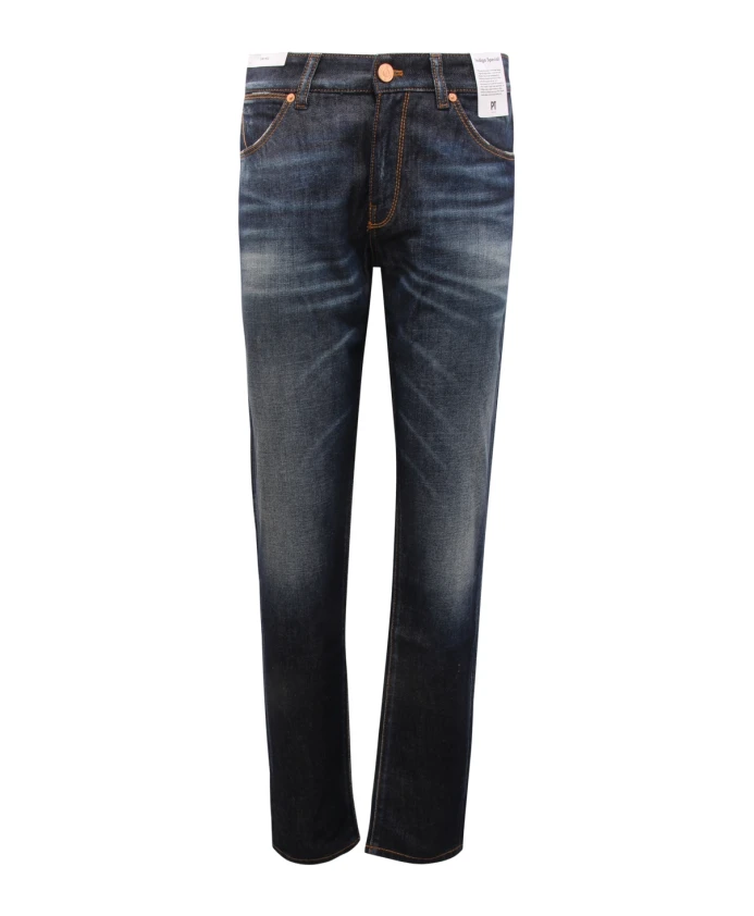 

Джинсовые брюки-клеш цвета индиго, особый Pt01, синий