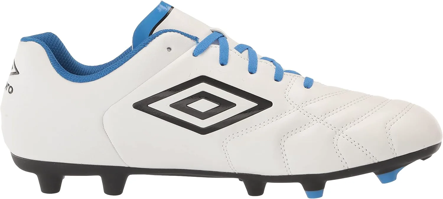 Футбольные бутсы Umbro Men's Classico Xi Fg, белый/черный/синий — фото 4