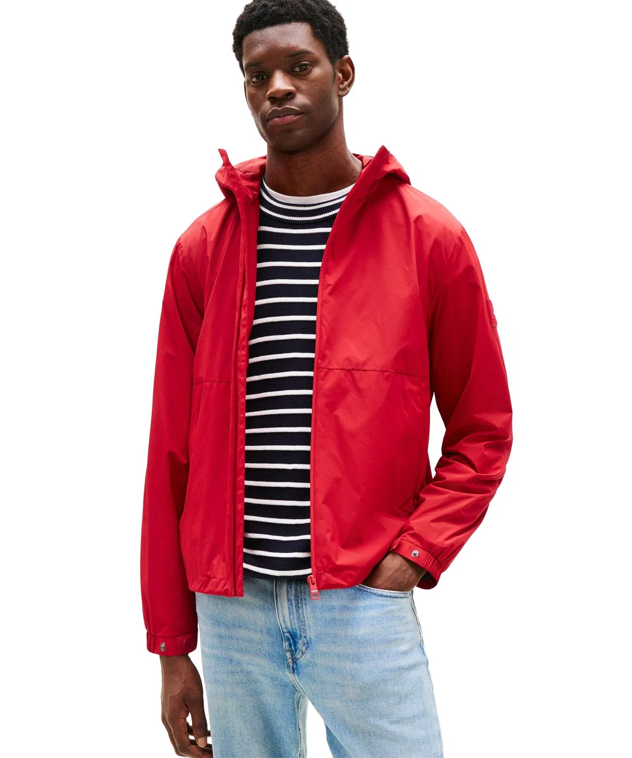 Куртка с капюшоном Tommy Hilfiger красная