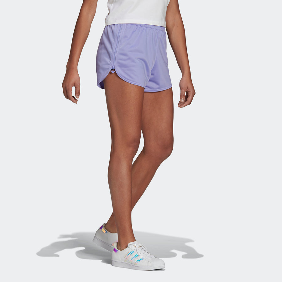 Спортивные шорты (WMNS) adidas originals Shorts Embroidery Shorts Purple, фиолетовый — фото 4