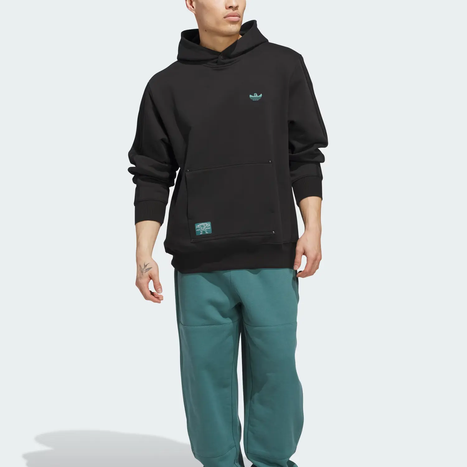 Толстовка Shmoofoil HEAVYWEIGHT мужская Adidas Originals, черный — фото 3