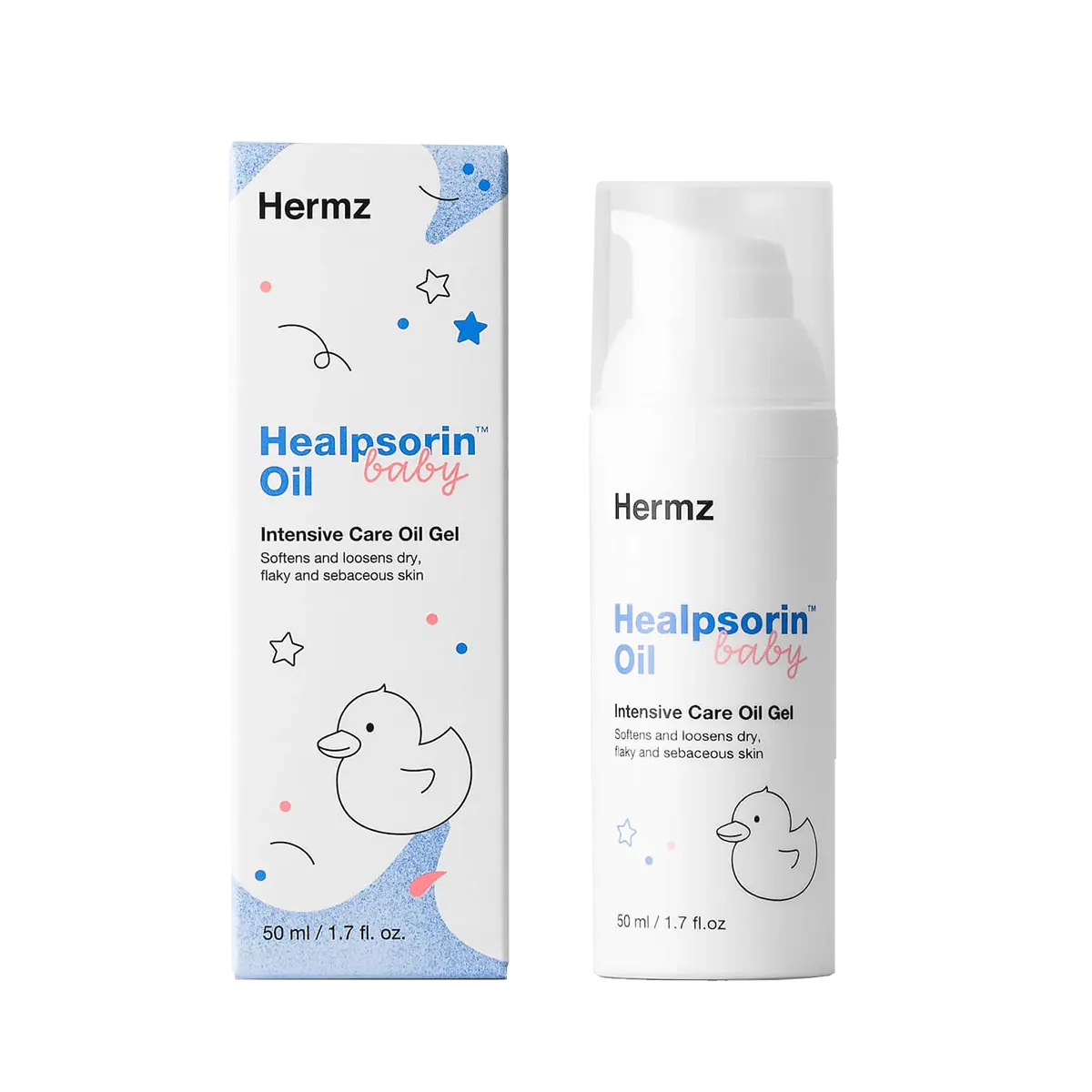 

Гель-масло для детей и младенцев Hermz Healpsorin, 50 мл