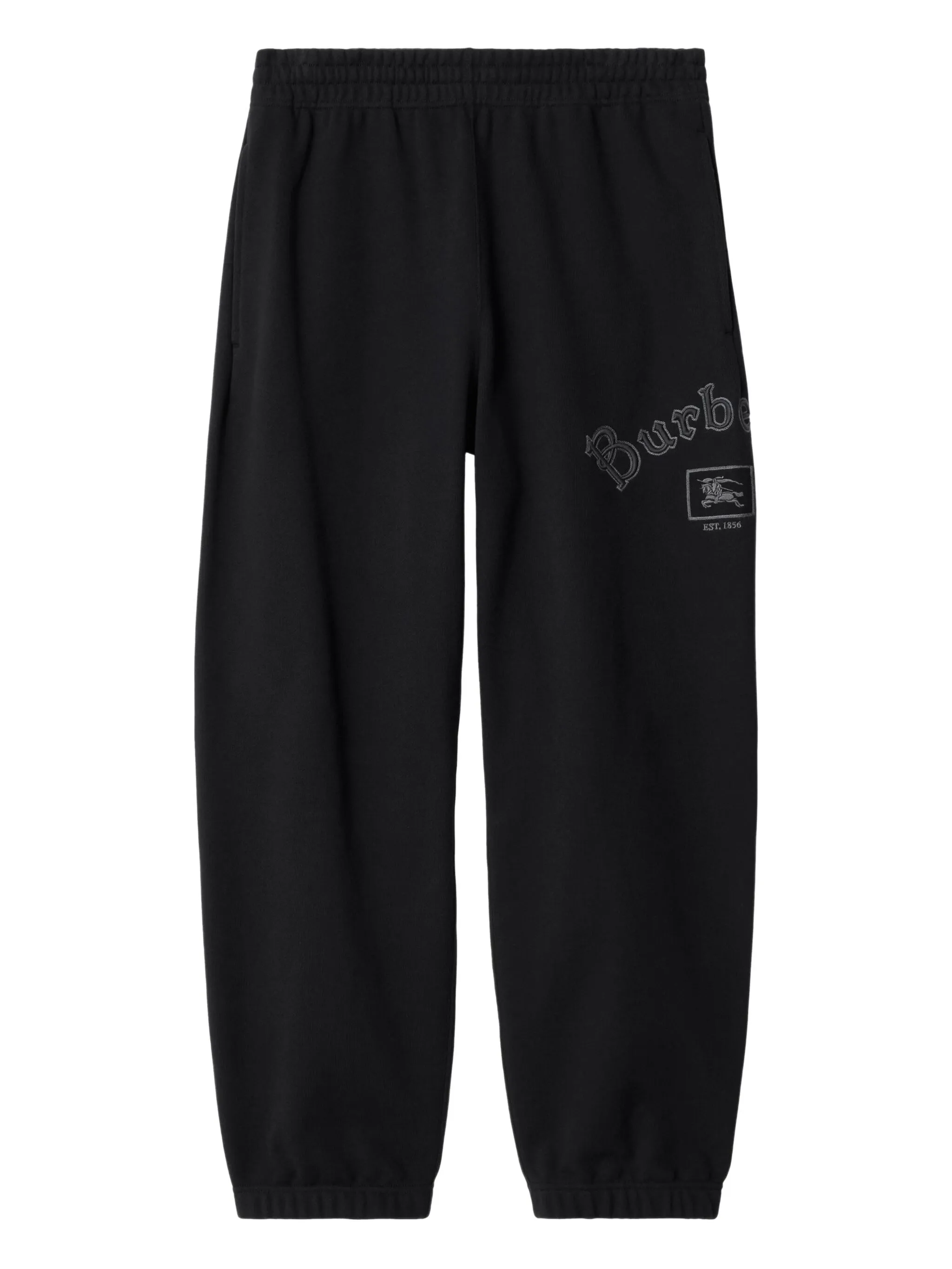 

Спортивные брюки с вышивкой Equestrian Knight Burberry, черный