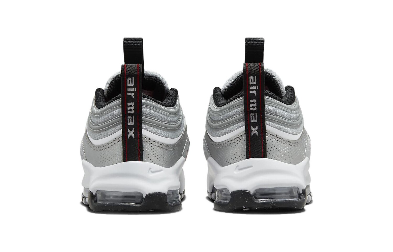Air Max 97 QS серебряный пуля 2023 TD, кроссовки Nike, цвет Gray White — фото 4