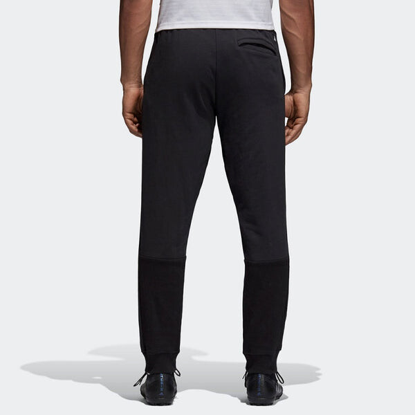 Спортивные штаны Men's adidas Solid Color Knit Soccer/Football Sports Pants/Trousers/Joggers Black, черный — фото 3
