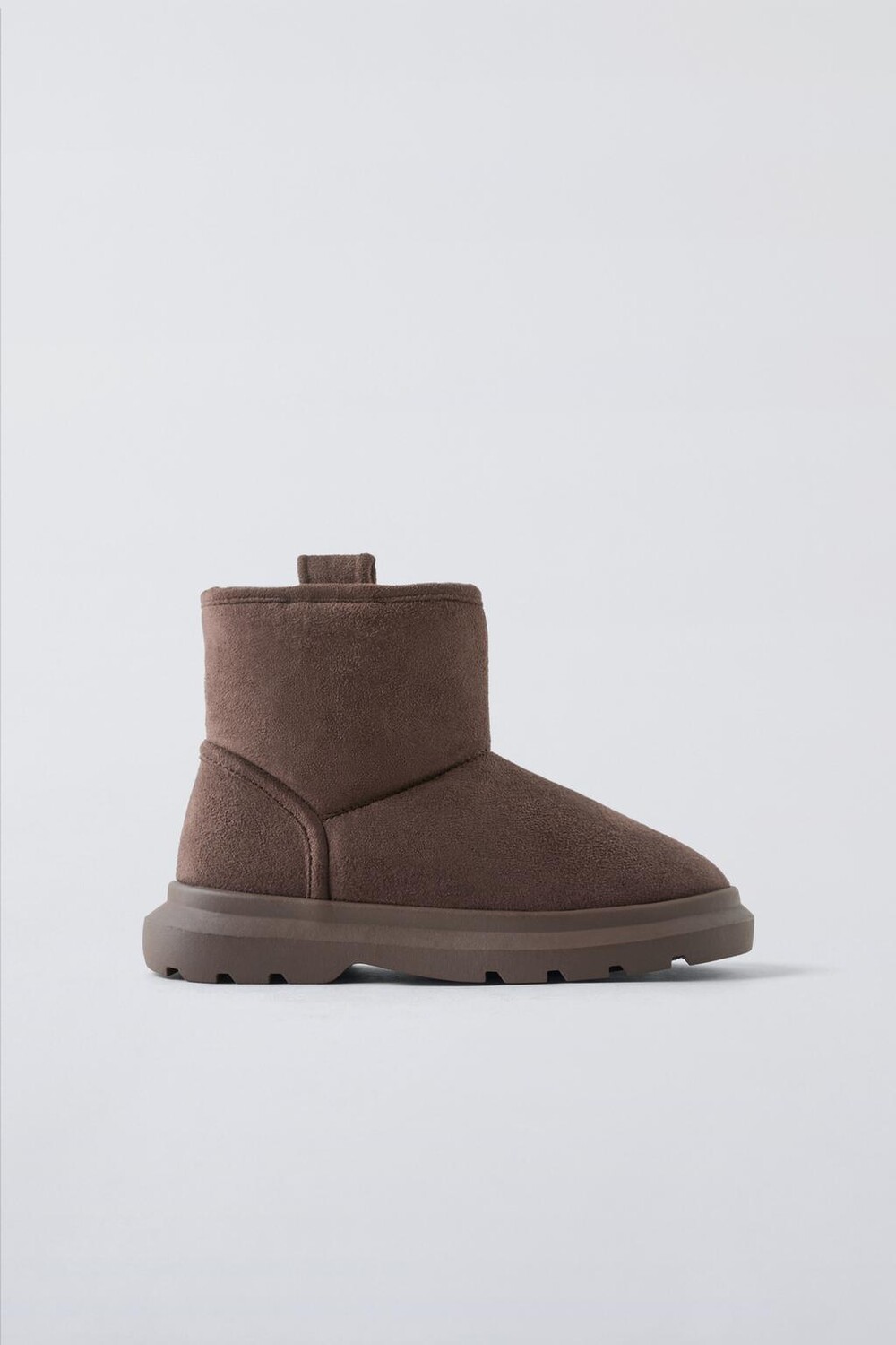 

Ботинки с язычками ZARA, коричневый