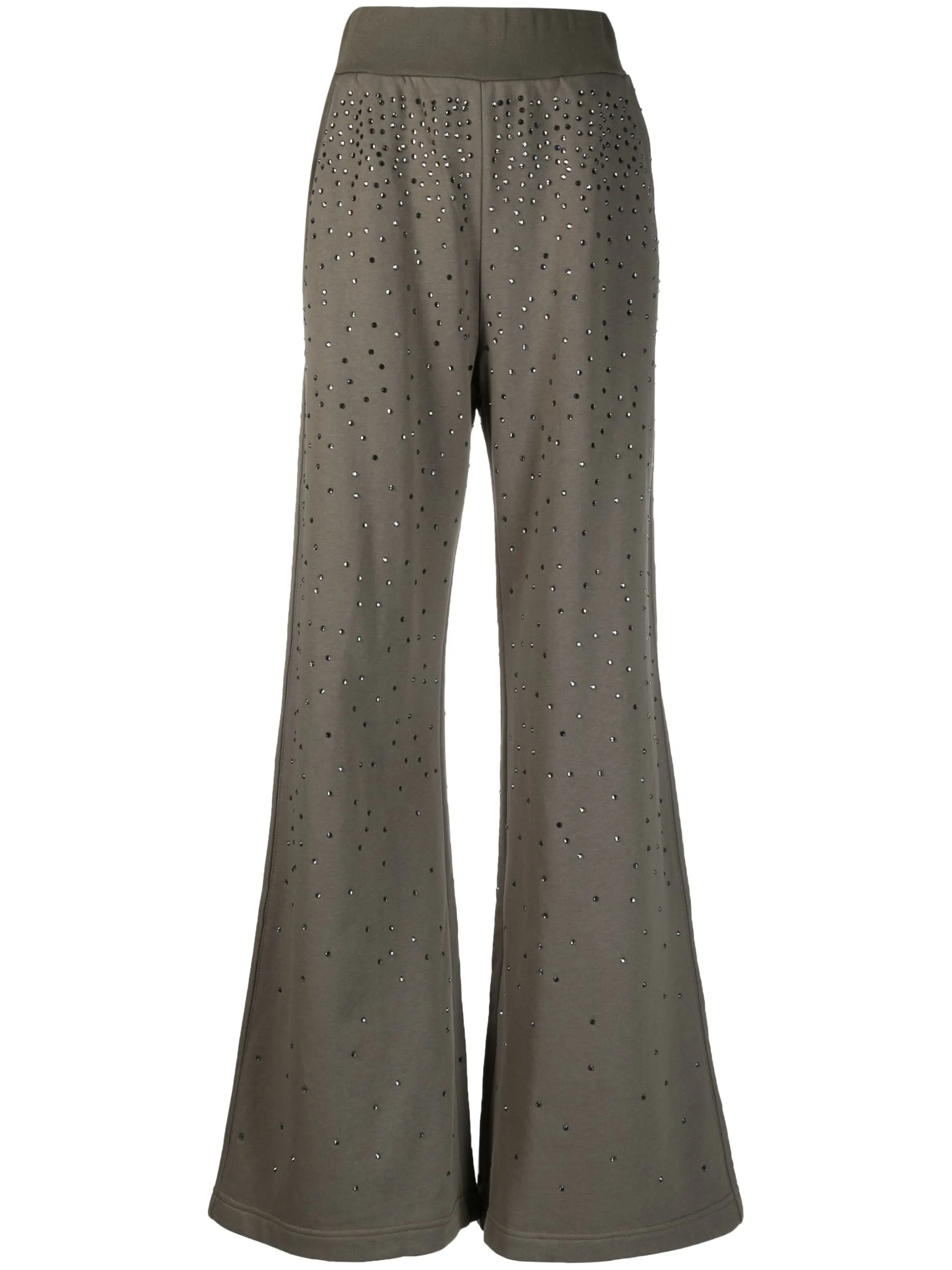 

Расклешенные брюки с кристаллами Blumarine, зеленый