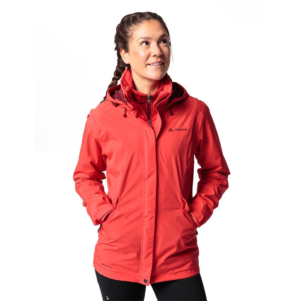 

Куртка VAUDE Rosemoor 3 In 1 Full Zip Rain, оранжевый