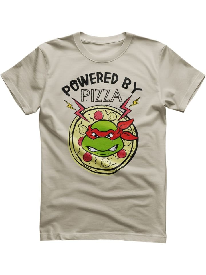 

Футболка Powered By Pizza T-Shirt цвета хаки Teenage Mutant Ninja Turtles
