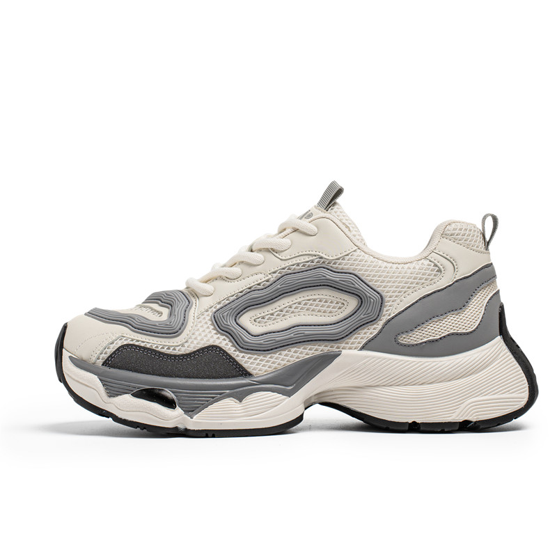 

FCMM Мужские низкие массивные кроссовки Beige Gray, цвет Beige Gray
