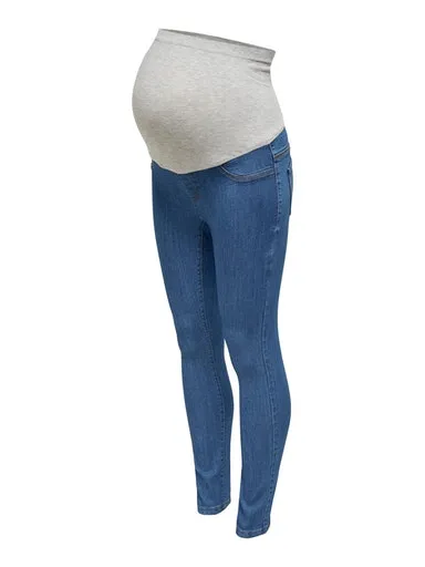 

Джинсы для беременных ONLY MTERNITY "OLMRAIN LIFE REG SK JEGGING MBD DNM NOOS" Only Maternity, синий