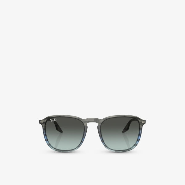 

Солнцезащитные очки RB2203 в квадратной оправе с кристаллами Ray-Ban, синий